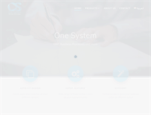 Tablet Screenshot of one-system.net